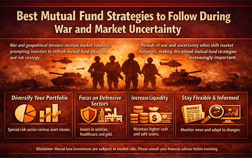 Best Mutual Fund Strategies to Follow During War and Market Uncertainty