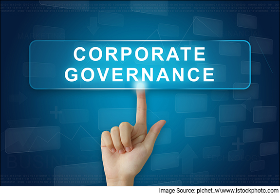 Hand press on corporate governance